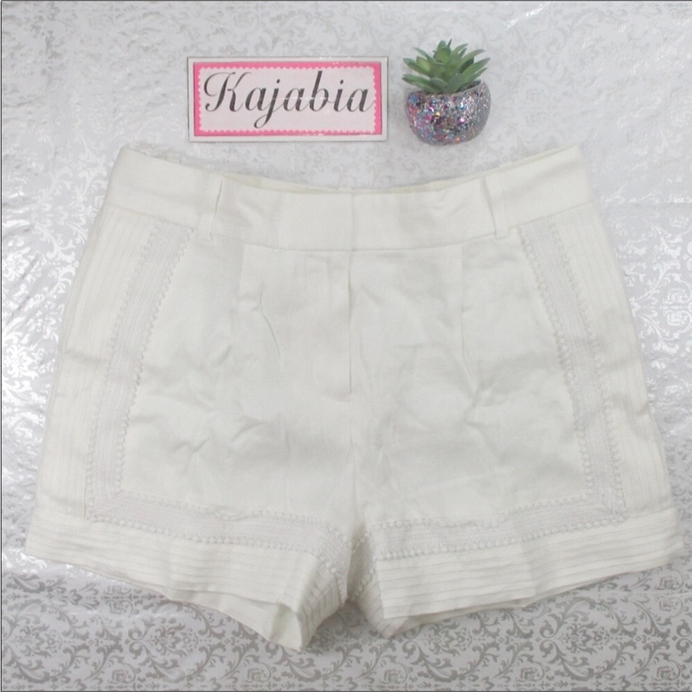 J. CREW Linen Lace Shorts Size 0